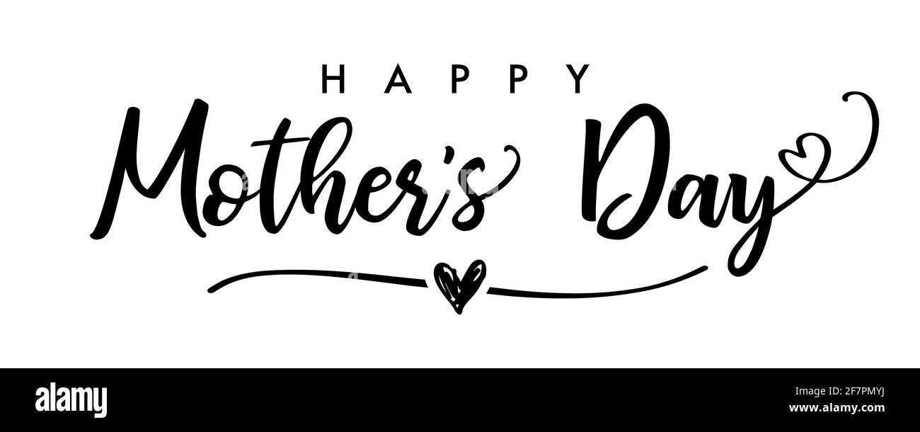 Happy Mothers giorno congrats concetto. Festeggiando lo stile di congratulazioni. Poster Creative Mother's Day, al miglior MOM. Modello di disegno astratto isolato Illustrazione Vettoriale