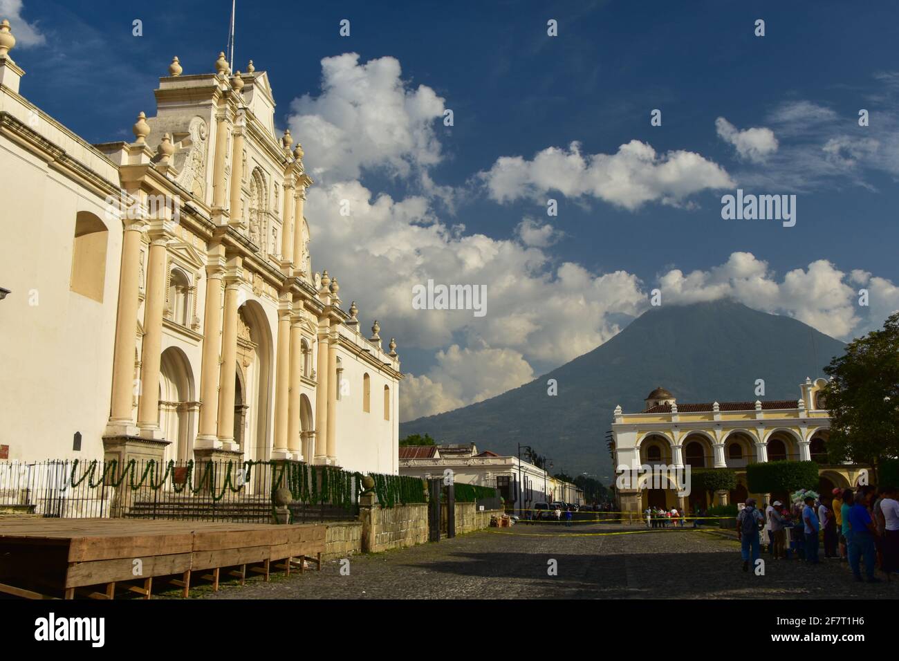 La cattedrale di Antigua Guatemala (Catedral de San José) è una chiesa cattolica di Antigua Guatemala, in Guatemala Foto Stock