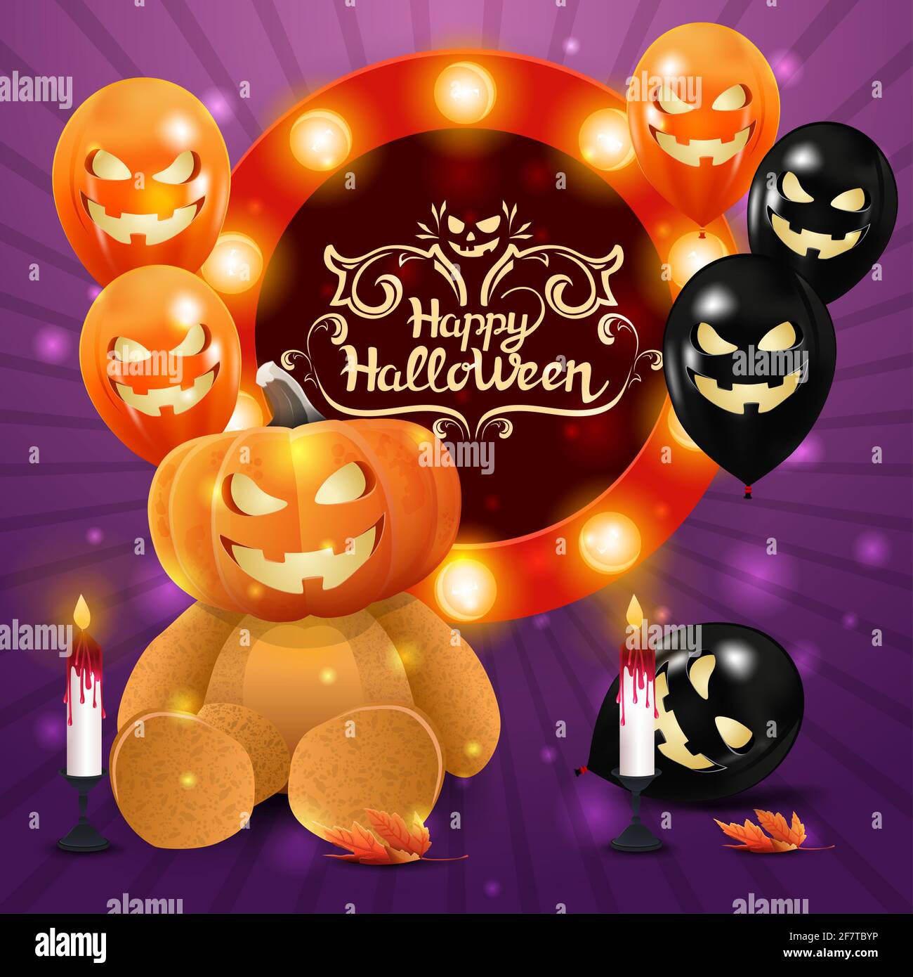 Ghirlanda Di Legno Happy Halloween – Decorazione Con Zucca, Fantasma E Pipistrello – 34,8 Cm Per Parete E Sfondi Foto