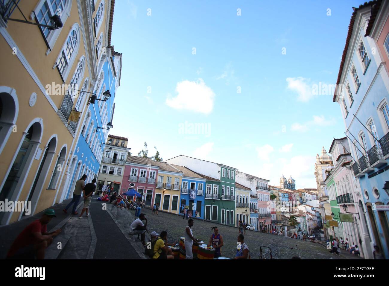 salvador, bahia / brasile - 8 novembre 2017: Vista di Pelourinho, centro storico di Salvador. *** Local Caption *** , s, Foto Stock