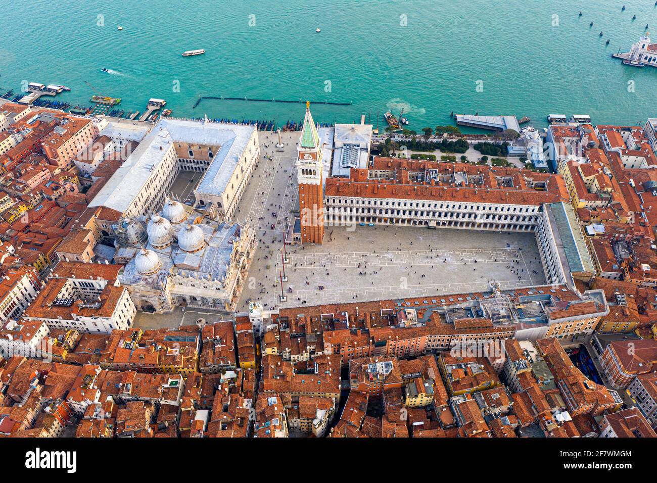 Piazza San Marco e Basilica di San Marco Foto Stock