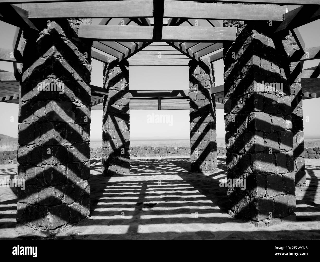 cratere al wahbah Foto Stock