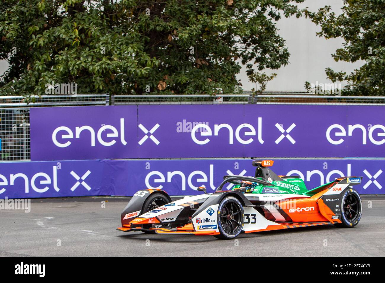 04/10/2021, Roma, circuito di Roma, ABB Formula e WM Roma: Formazione, n. 33 Rene Rast (GER), Team Audi Sport ABT SCHAEFFLER (USCITA Svizzera/Croazia) Foto Stock