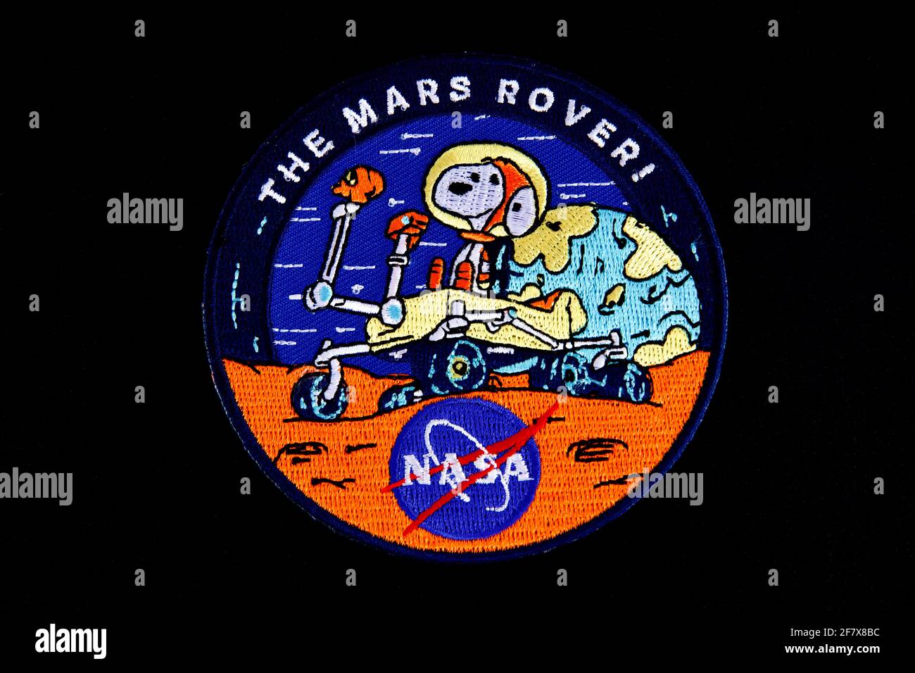 NASA JPL - Mars perseverance Rover Collectors Patch Foto Stock