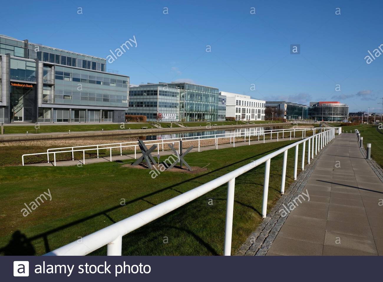 Edinburgh Park Business Park, South Gyle, Edimburgo, Scozia Foto Stock