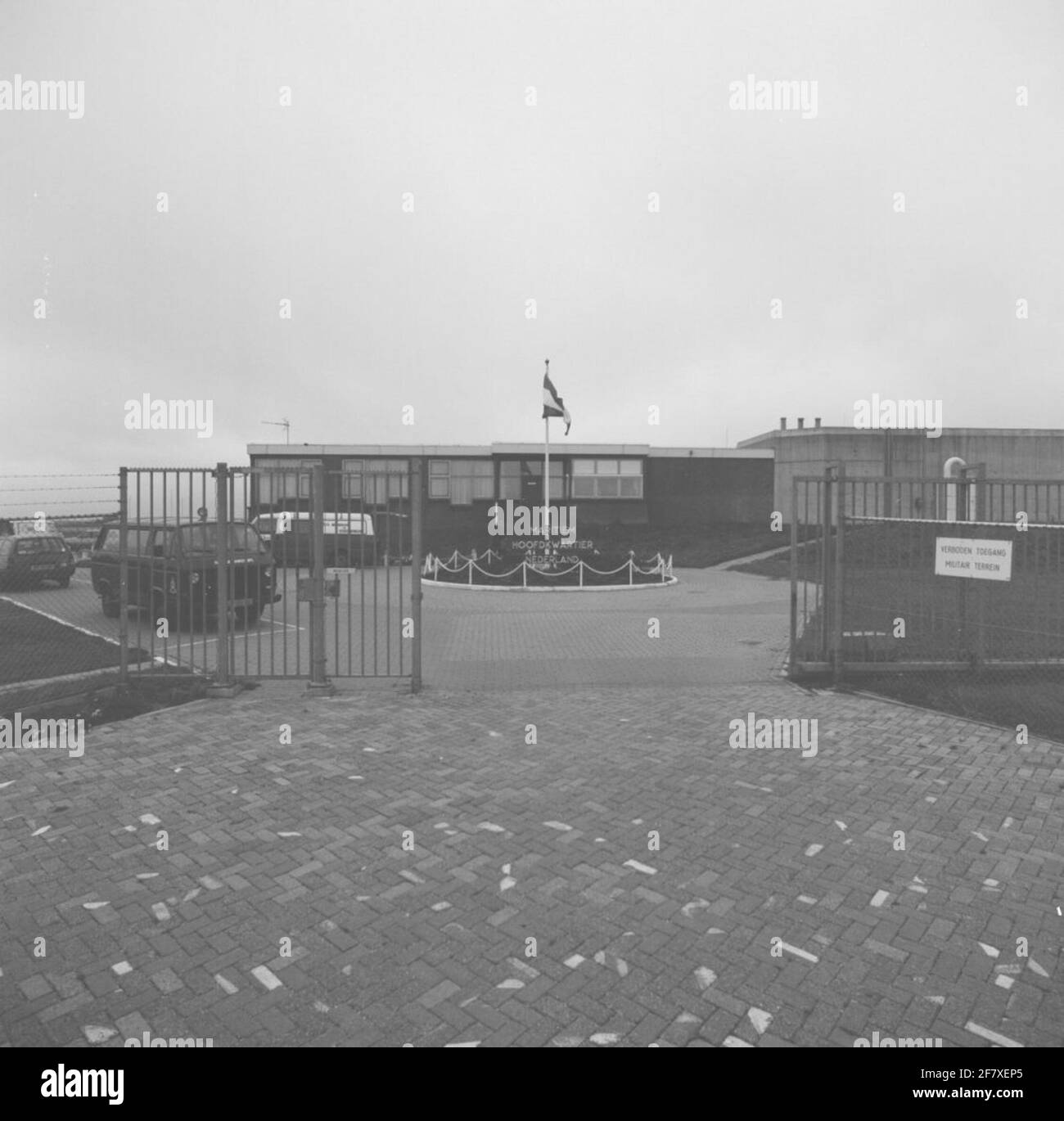 Accedi alla sede centrale della Marina vicino a Den Helder Foto Stock