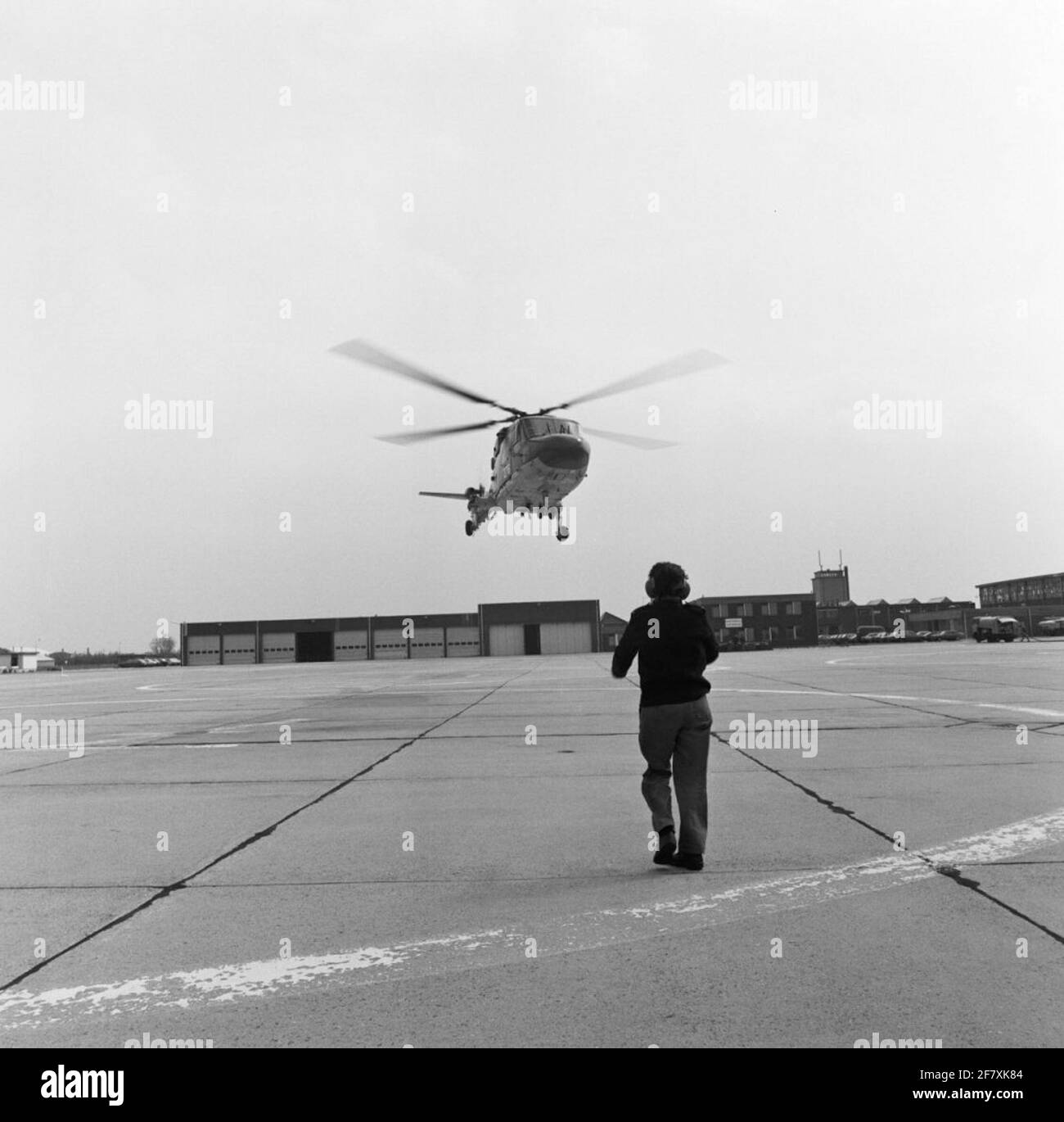 Elicottero Lynx del Servizio di Aviazione Marina di De Kooy. Foto Stock
