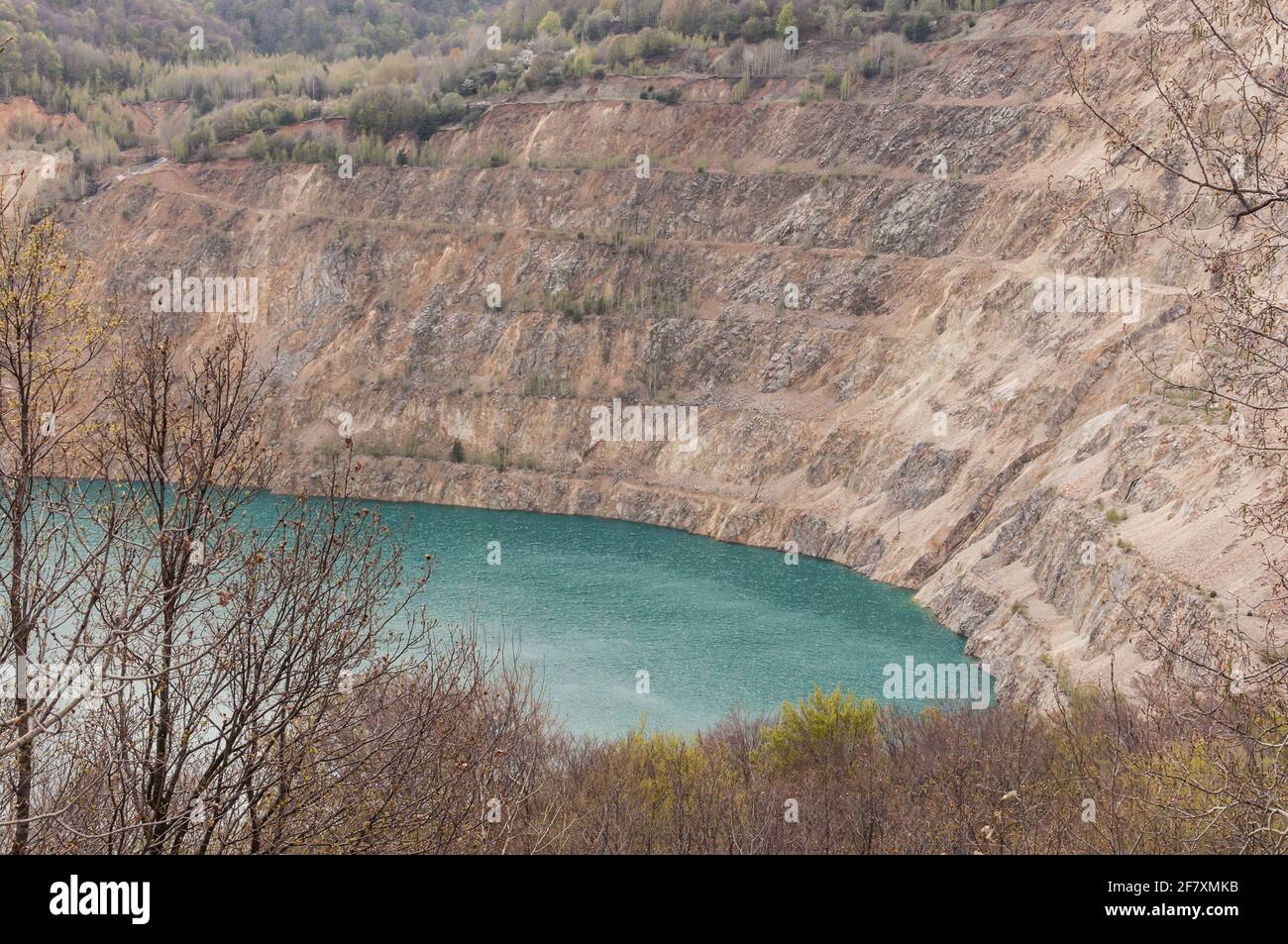 Miniera di metalli preziosi e minerali in Bulgaria Foto Stock