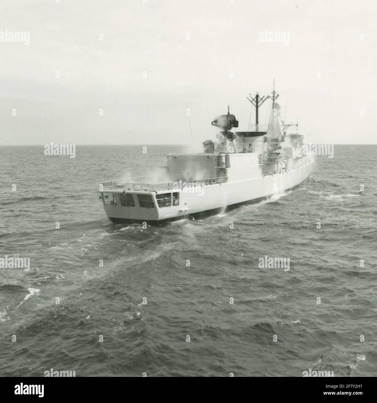 Standaardfregat HR.MS Banckert (1980-1993) Foto Stock