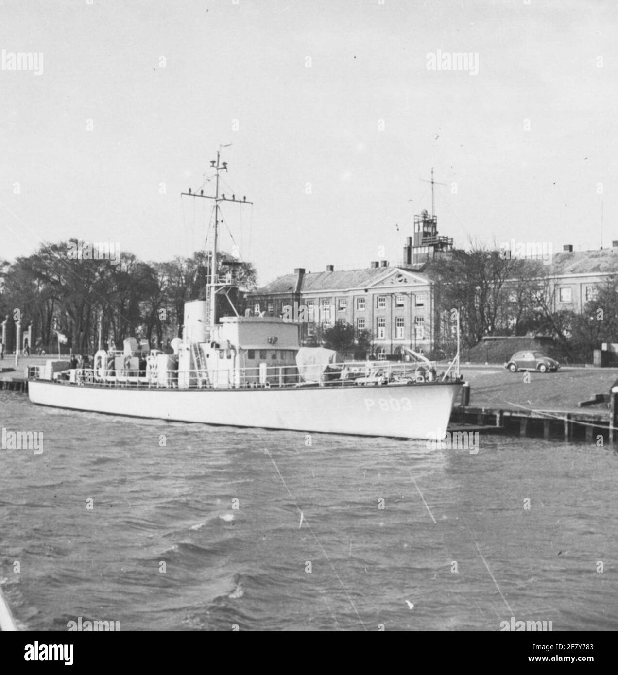 Patrouillevaartuig HR.MS Bilancio (1954-1986) Foto Stock