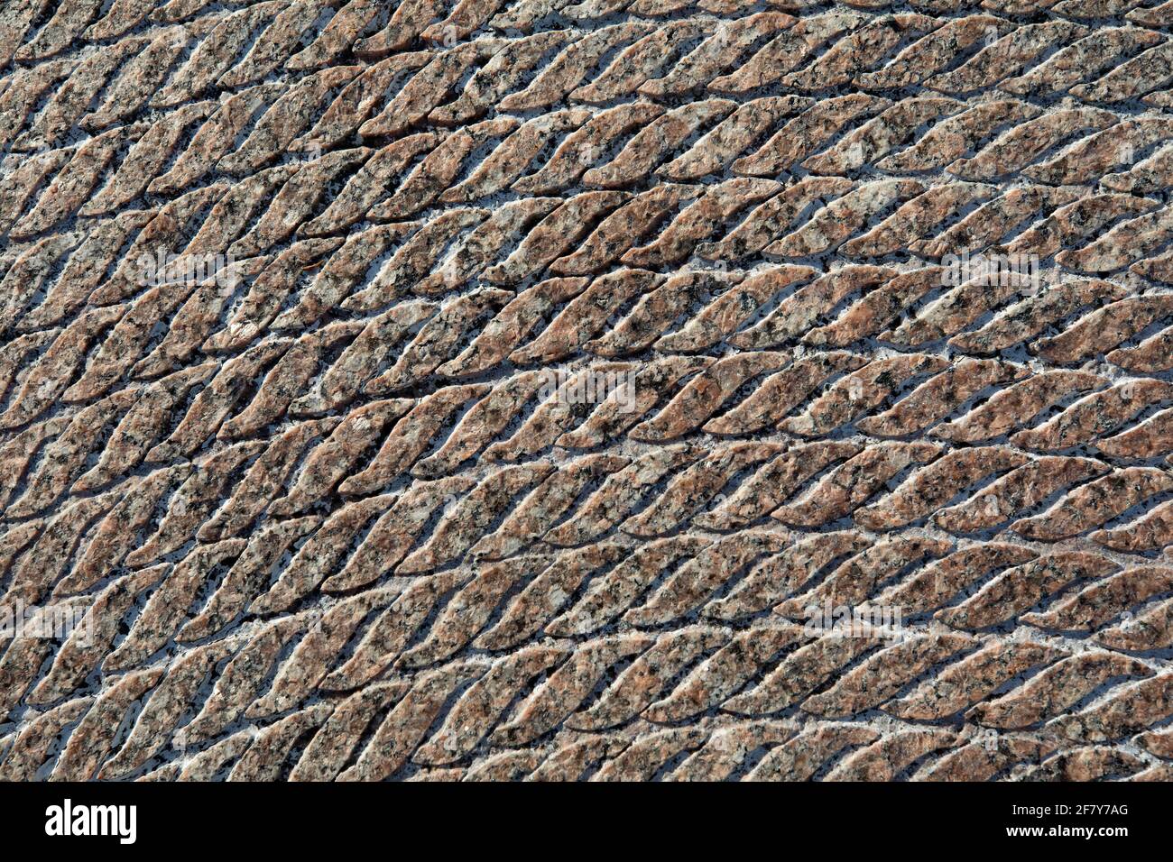 ripetizione modello scolpito in pietra Foto Stock