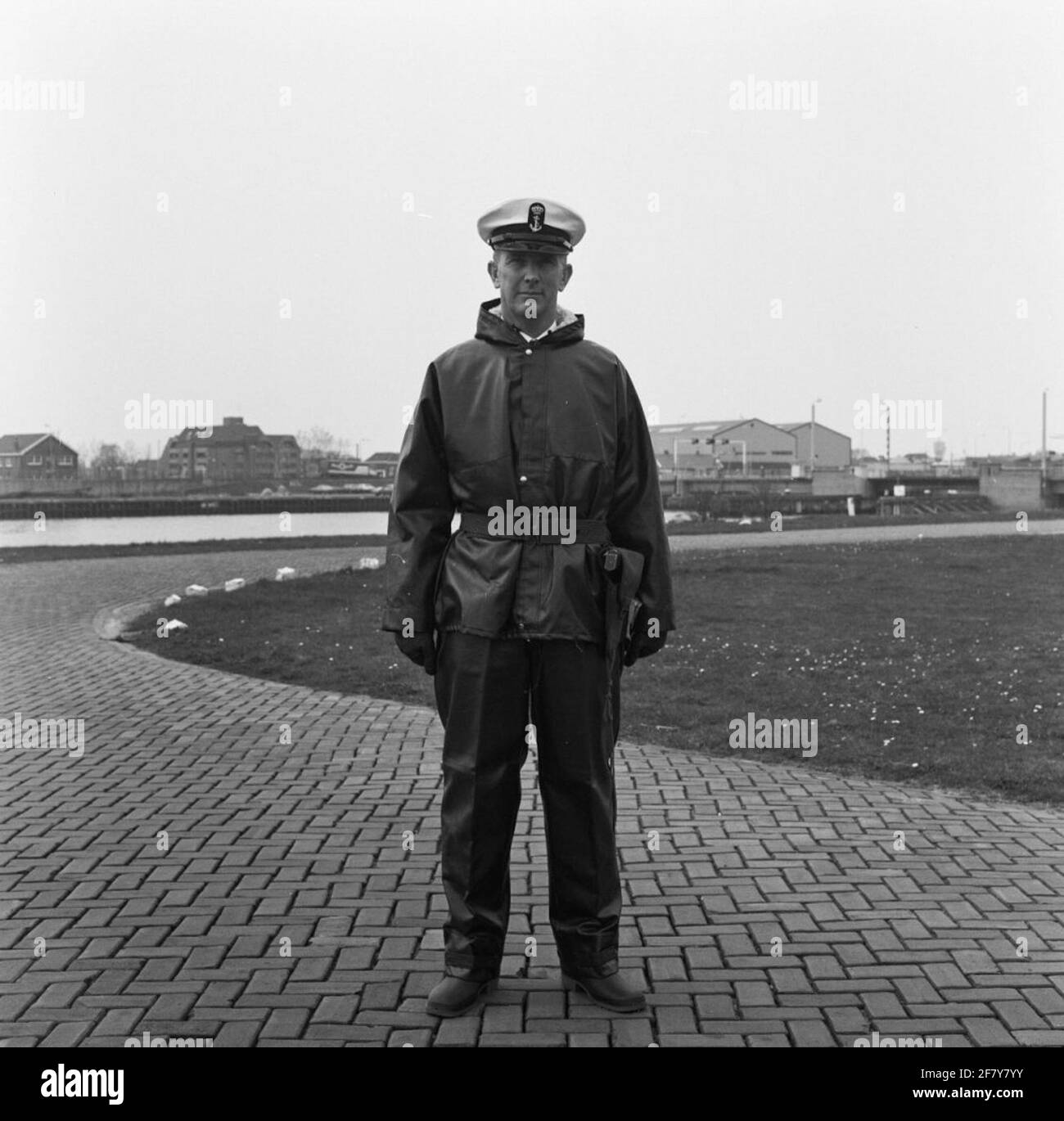 Corpo di sorveglianza marina uniforme, vecchio. Foto Stock