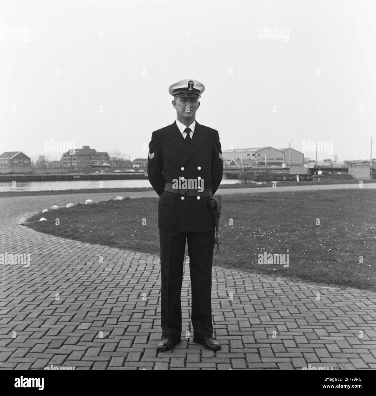 Corpo di sorveglianza marina uniforme, vecchio. Foto Stock