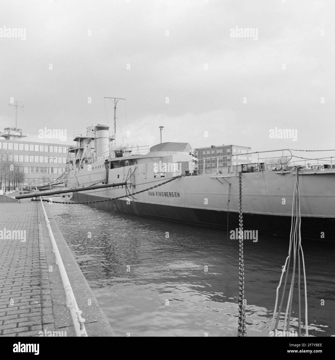 Nave di istruzione di artiglieria hr.ms.van Kinsbergen, N 3 Foto Stock