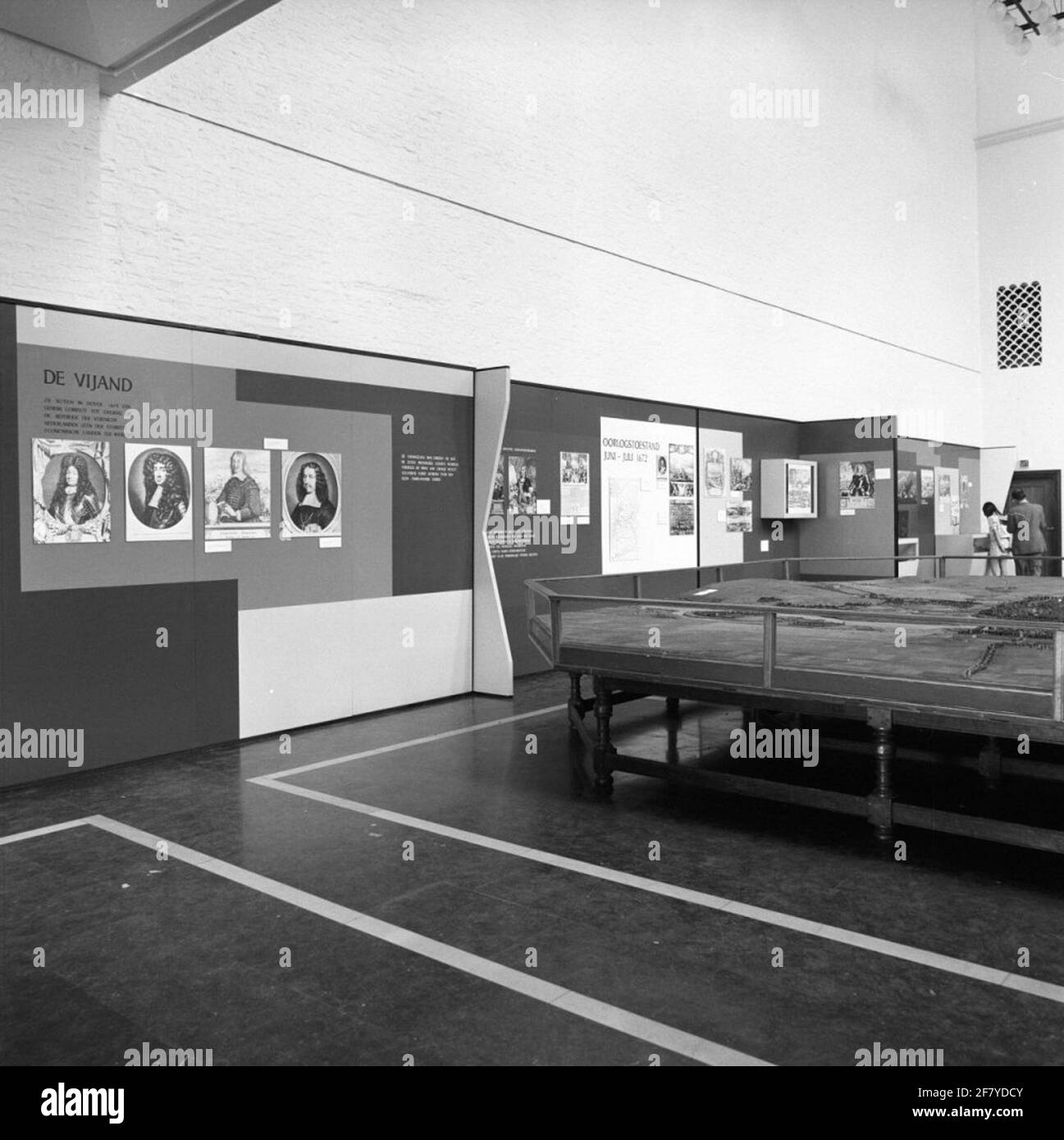 Mostra al Museo Bonnefanten in occasione del 300° anniversario dell'assedio di Maastricht. Foto Stock