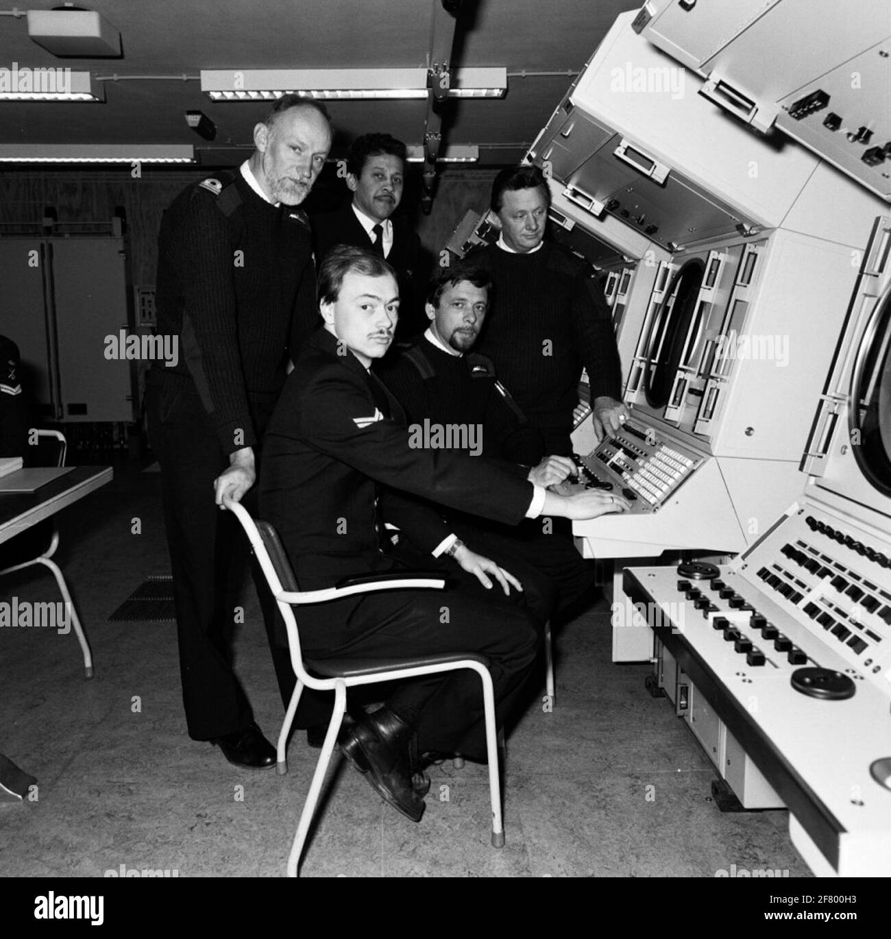 Studenti di Clasp presso l'allenatore De Gypsy Walrus classe OZB, Scuola operativa, Den Helder Foto Stock