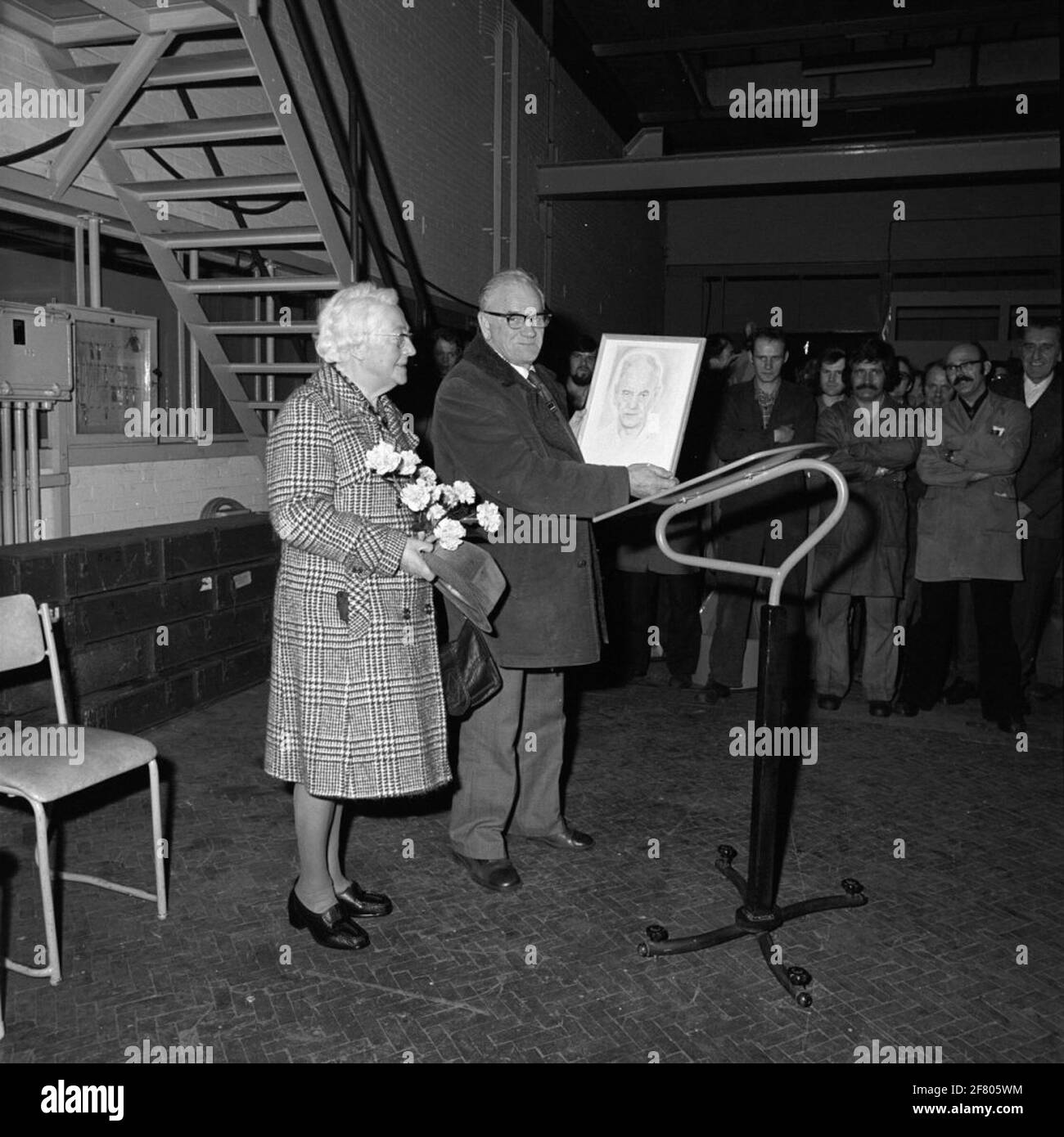 Addio HR. Weyers APB, dicembre 1975. Foto Stock