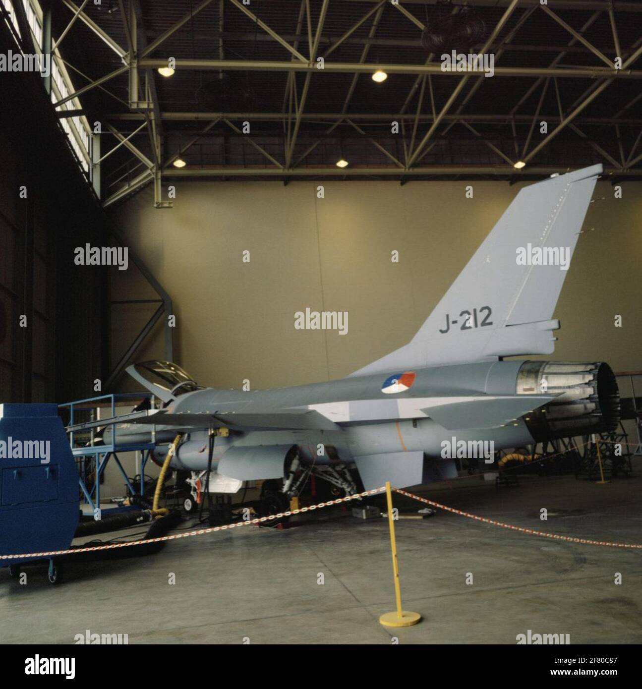 Costruzione della licenza della General Dynamics F-16 presso gli stabilimenti di allevamento Schiphol. Foto Stock