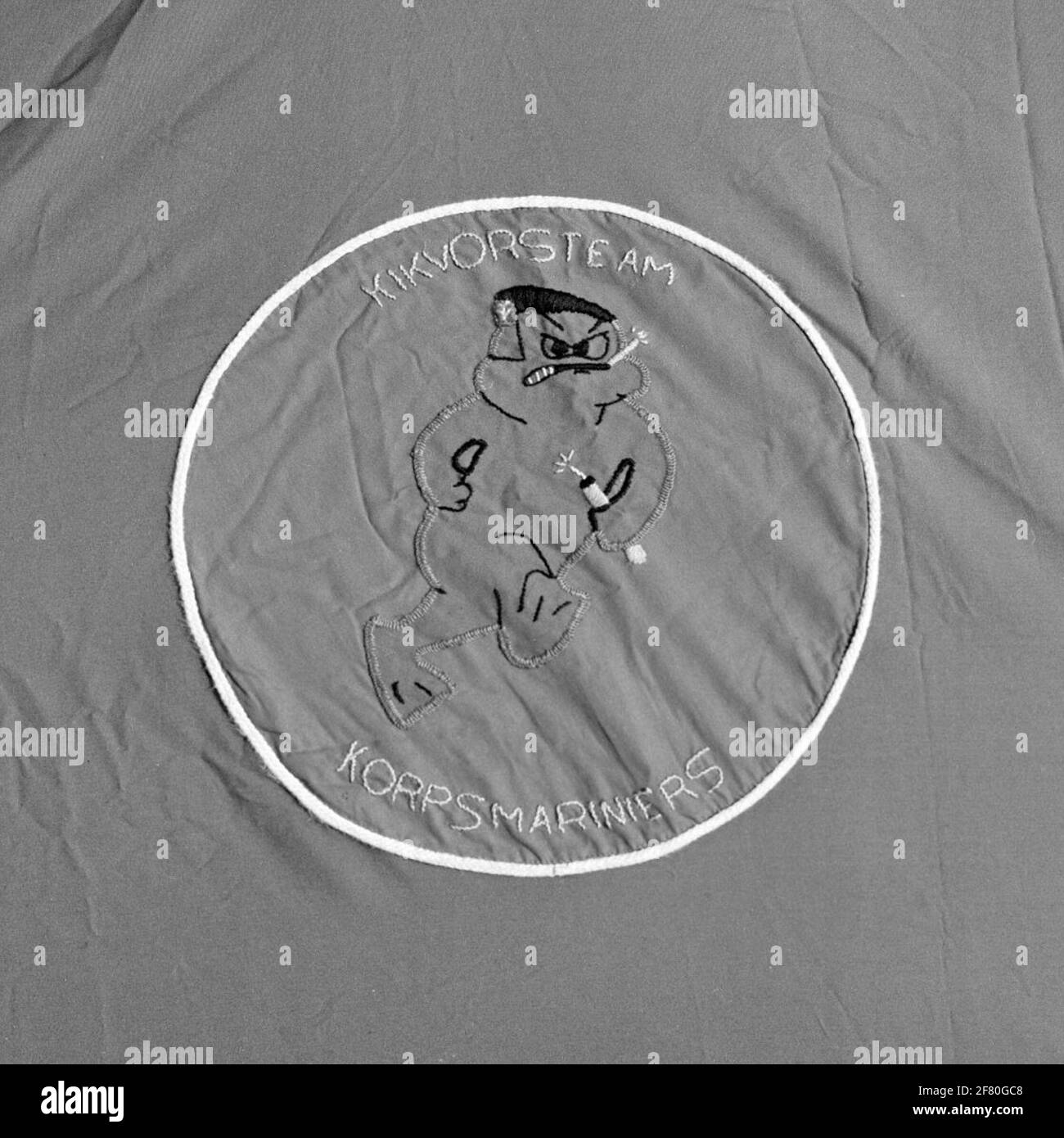 Emblema dei Kikvorsteams Marines Foto Stock