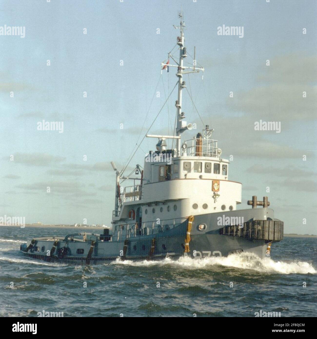 Rimorchiatore HR.MS Wielingen (1968-1992) sul discorso di Den Helder Foto Stock