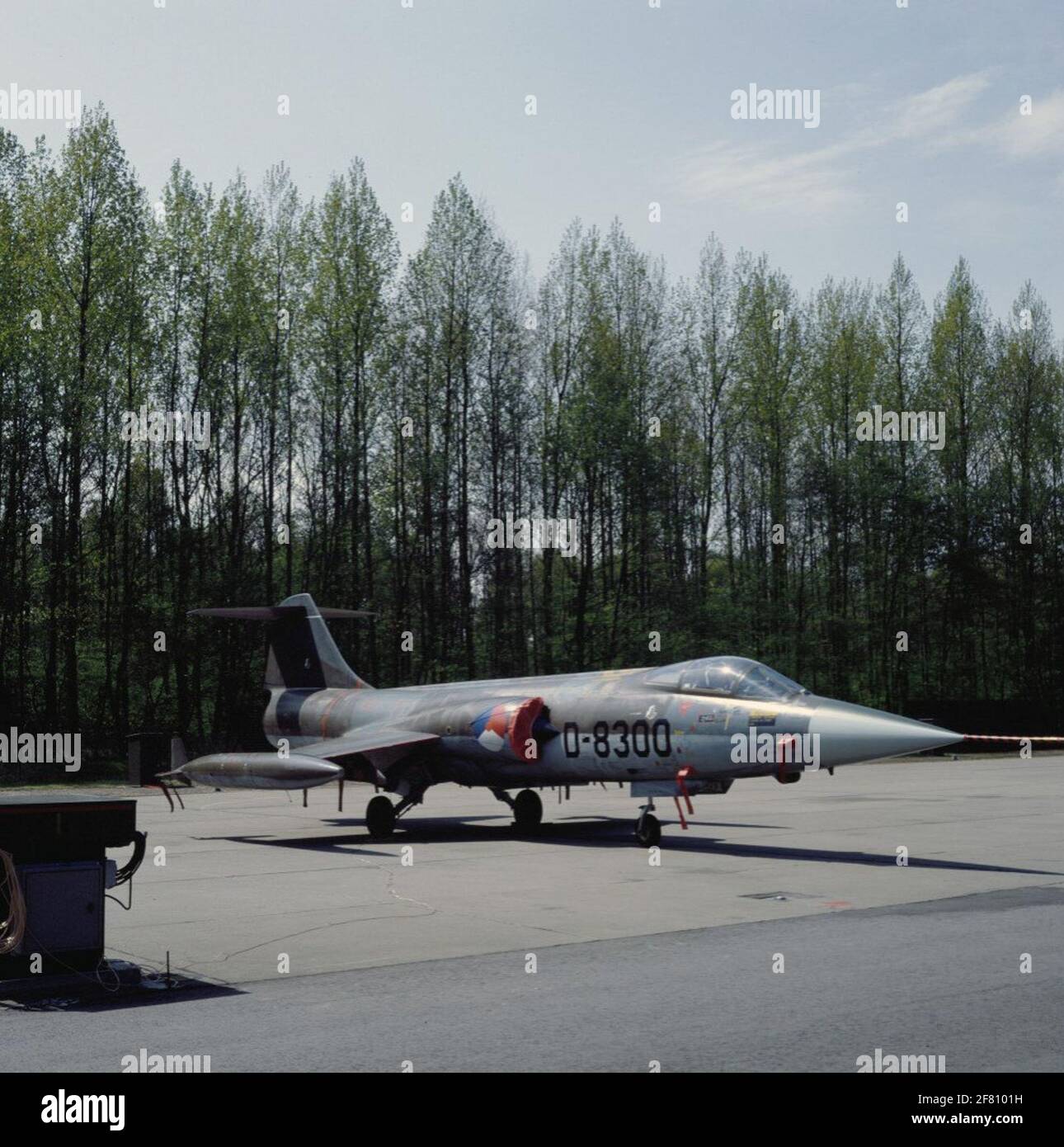 Lockheed f-104g Starfighter sulla base aerea di Leeuwarden. Foto Stock