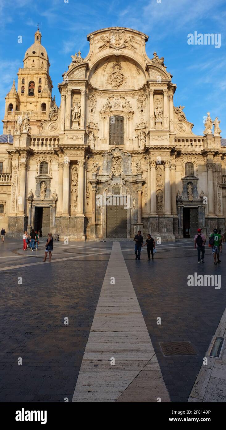 Chiesa di Santa Maria in Murcia (Iglesia Catedral de Santa María en Murcia) o Cattedrale di Murcia, è una Chiesa cattolica in Murcia, Spagna Foto Stock