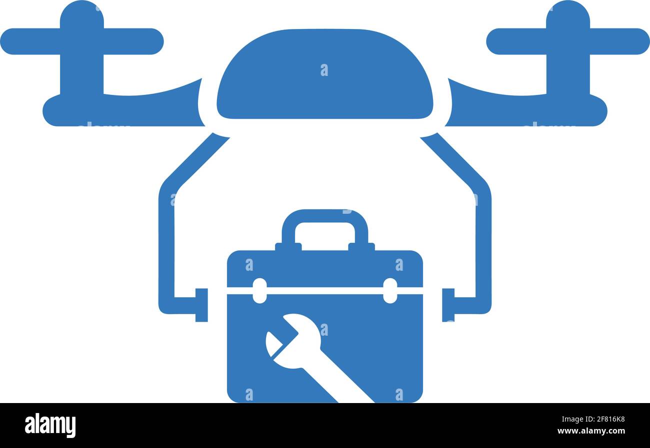Servizio, supporto, copter, drone tools icona - perfetto per l'uso di supporti di stampa, web, immagini di magazzino, uso commerciale o qualsiasi tipo di progetto di progettazione. Vettore ill Illustrazione Vettoriale