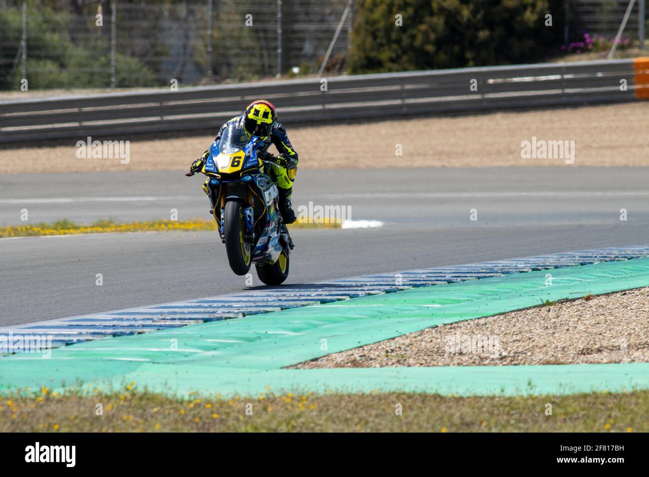 ESBK 2021 Jerez 1° turno Foto Stock