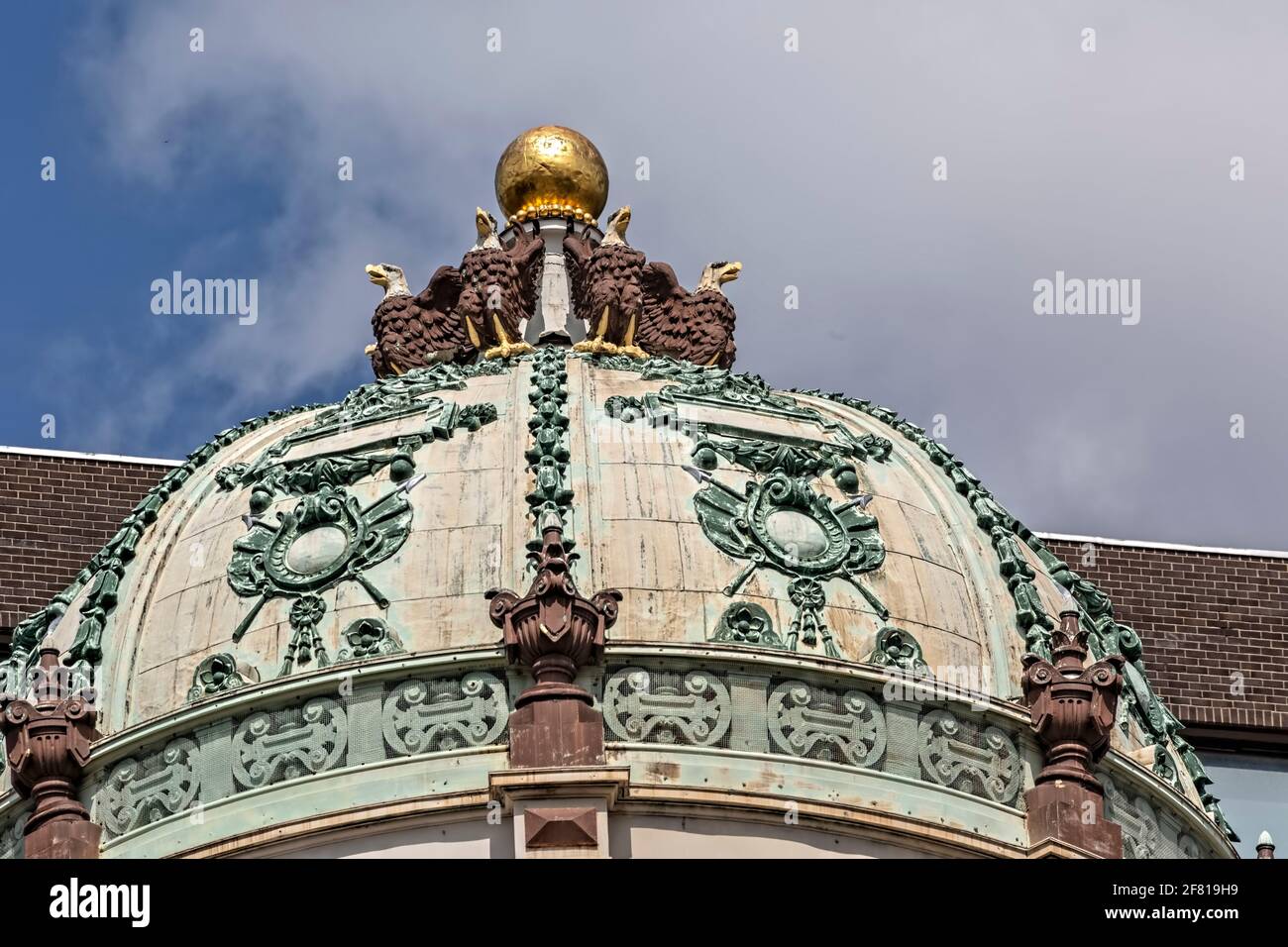 Albany Trust Company Building, parte del centro storico di Albany, si trova in 35 state Street. Attualmente ospita la SUNY Research Foundation. Foto Stock