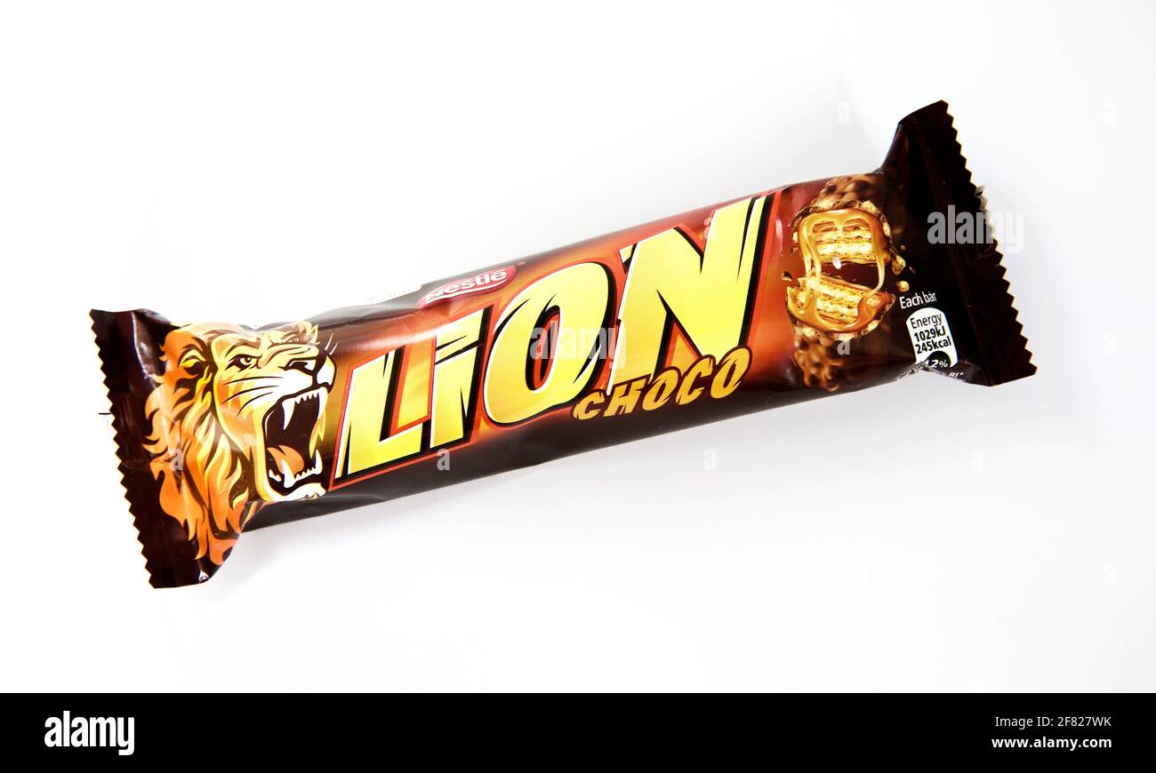 Nestle Lion Choco Bar Foto Stock