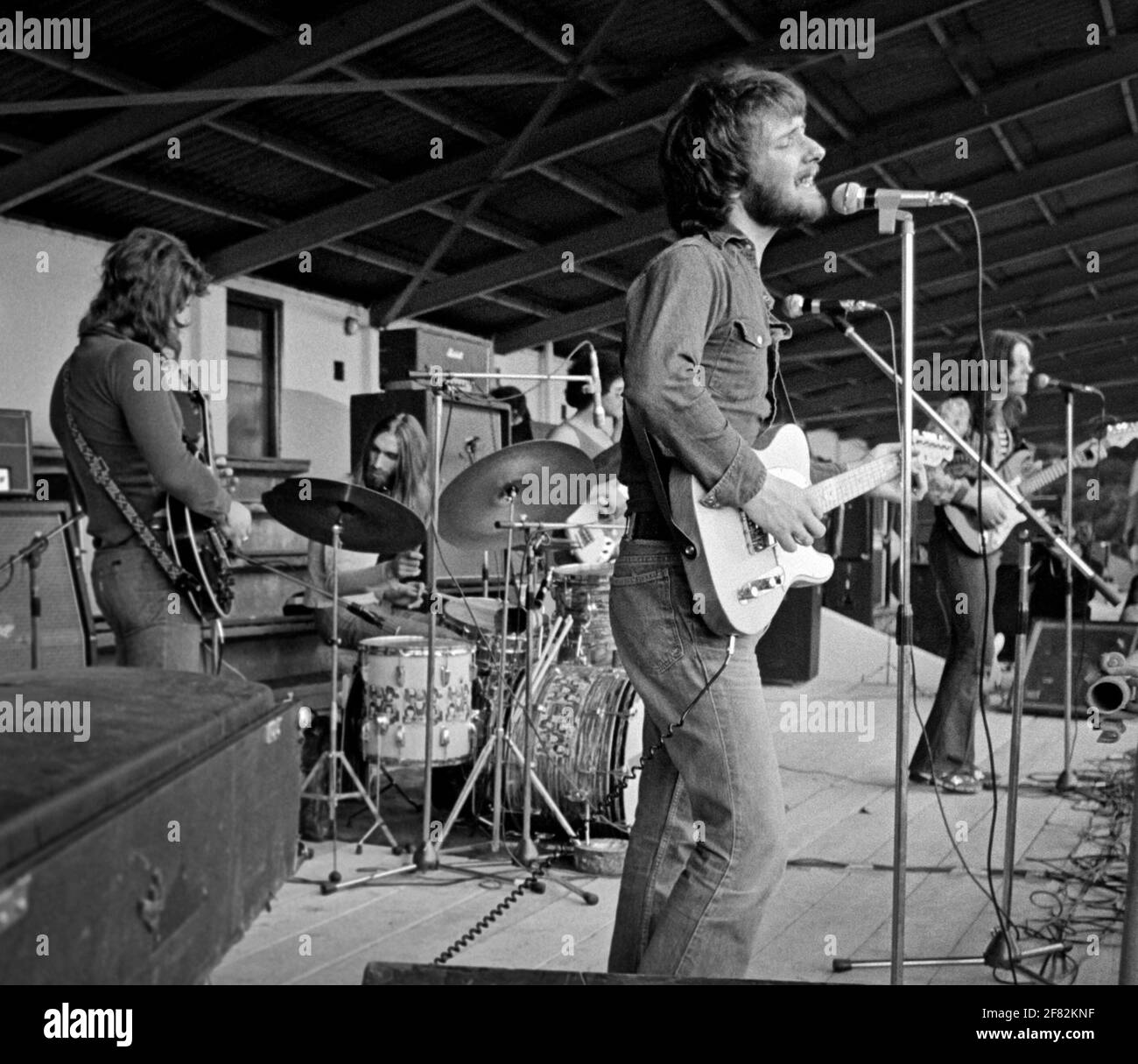 Stealers Wheel, Pink Pop Geleen, Olanda, 1973, (Photo Gijsbert Hanekroot, Amsterdam) Foto Stock