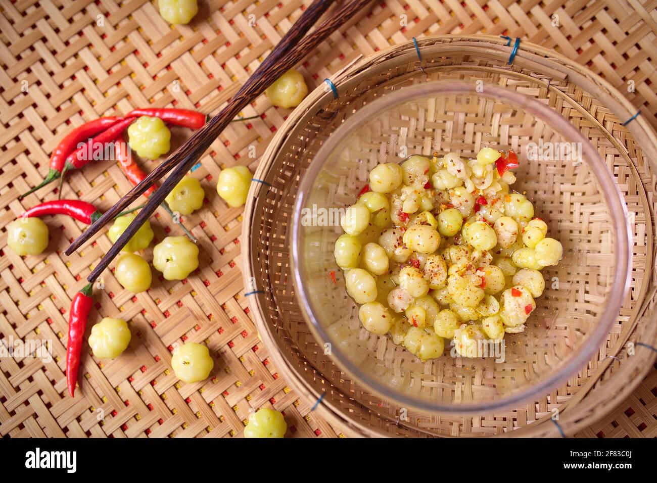 Insalata mista di frutti di bosco Star dolci e acerrimi Foto Stock
