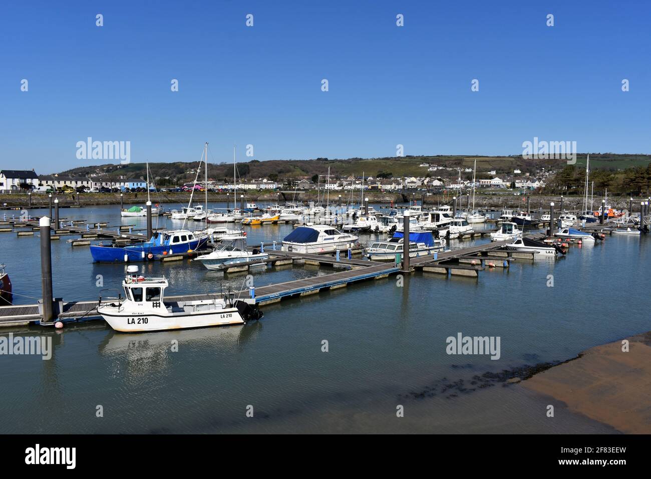 Burry Port città e porto, Carmarthenshire, Galles Foto Stock