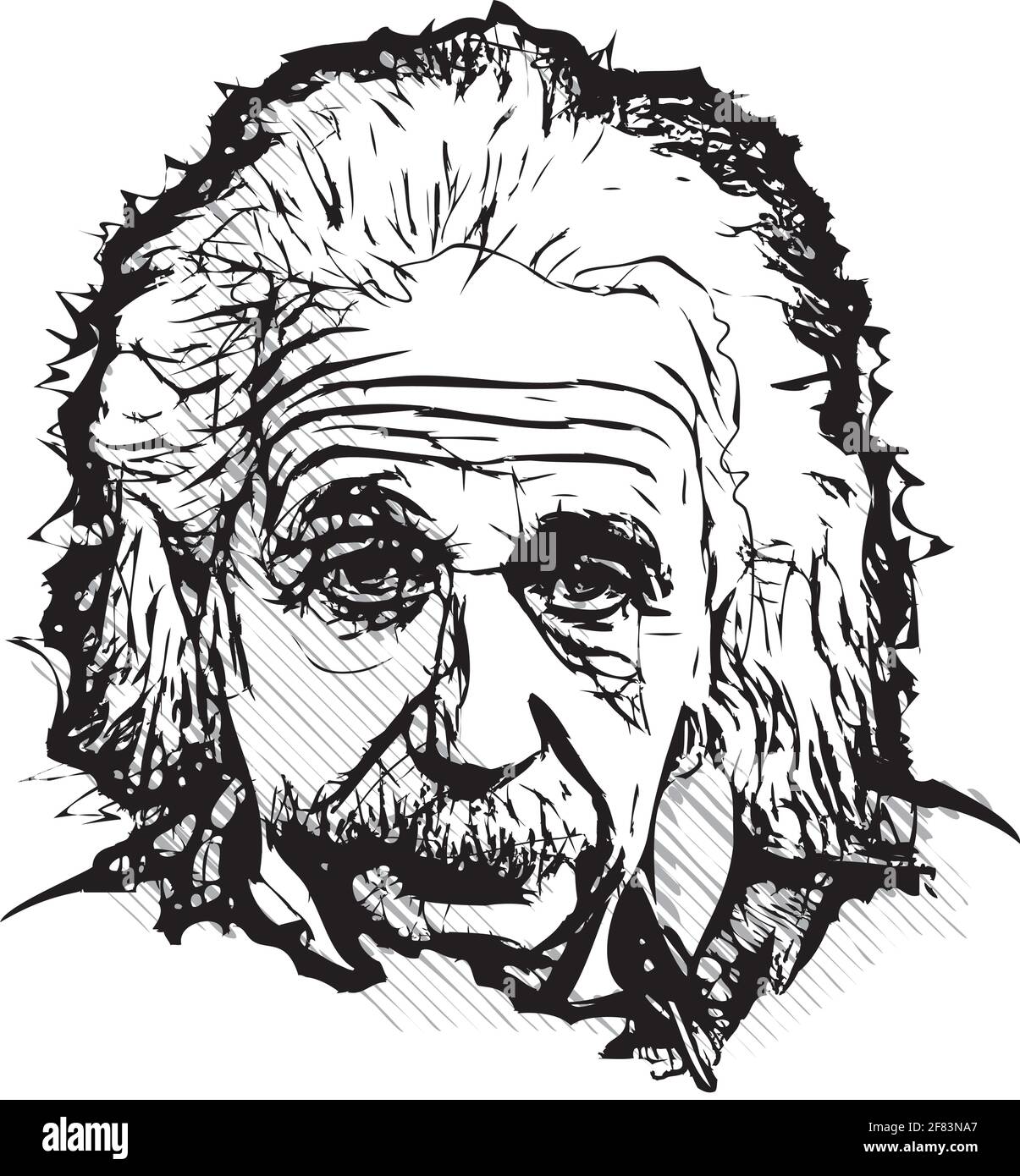 illustrazione del vettore albert einstein Illustrazione Vettoriale