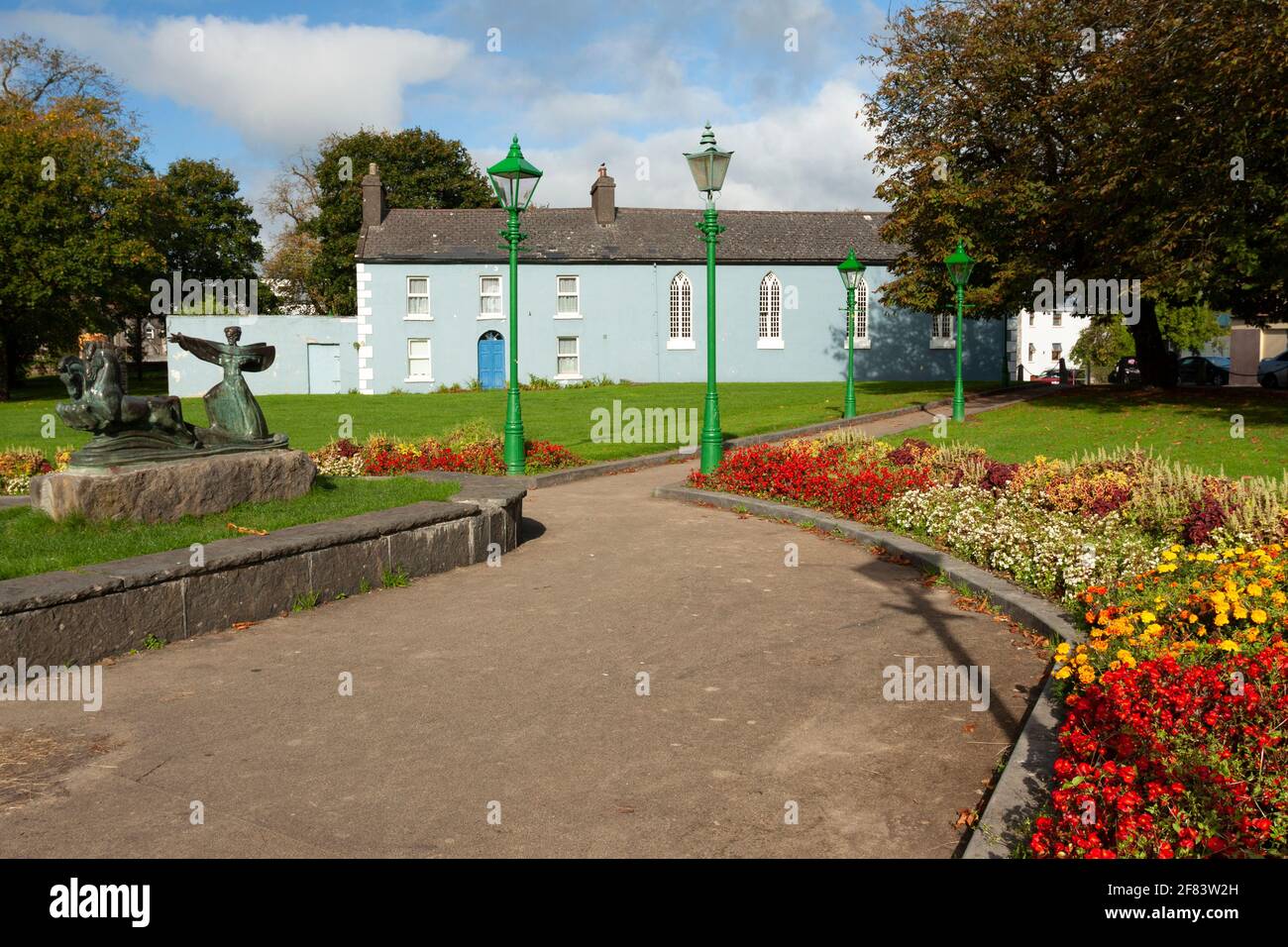 Westport Park nella città di Castlebar nella contea di Mayo in Irlanda Foto Stock