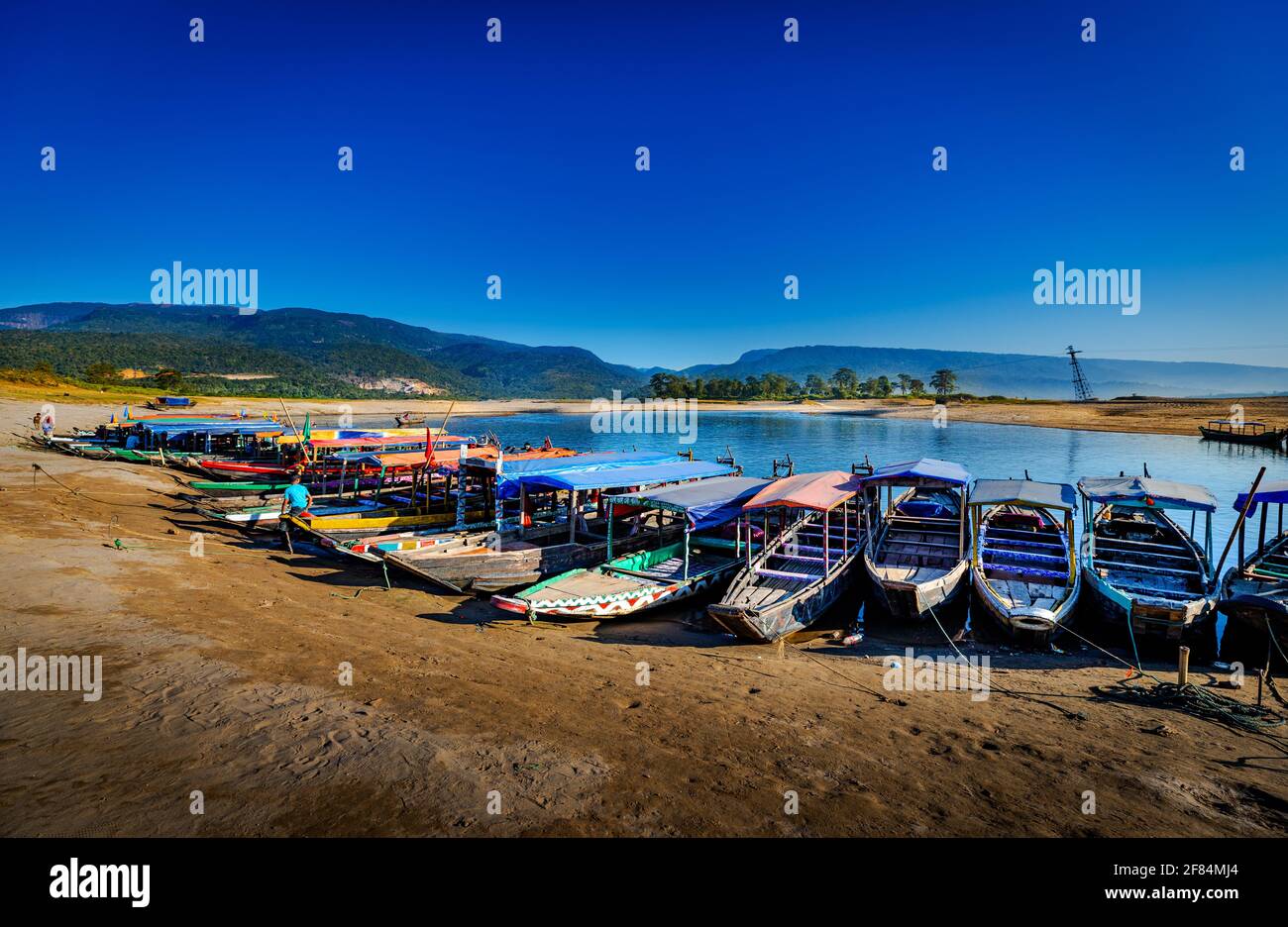 Il punto turistico di Volagonj è il Bangladesh Foto Stock