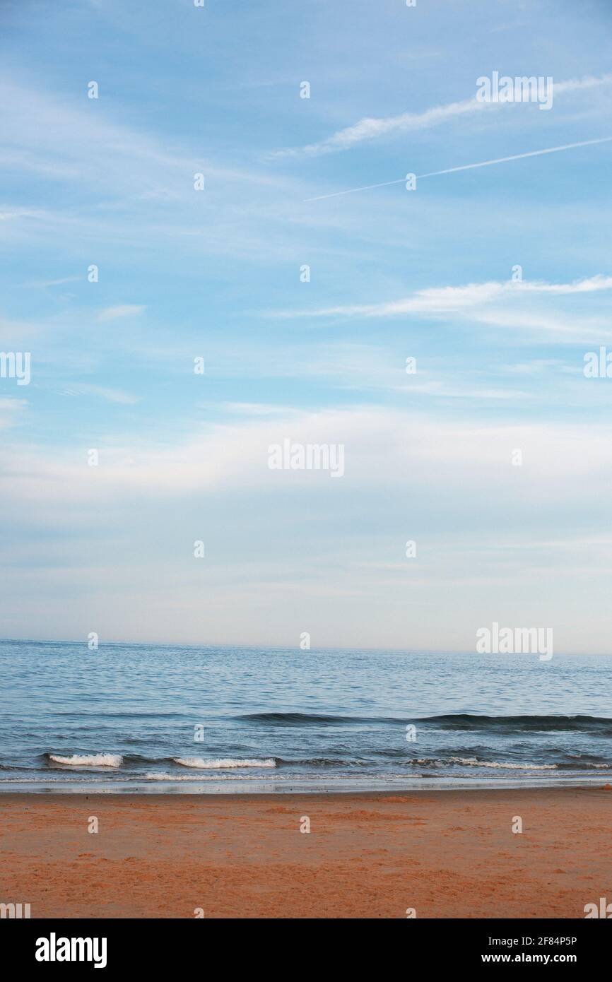 Bella spiaggia a Cape Cod, Wellfleet ma Foto Stock