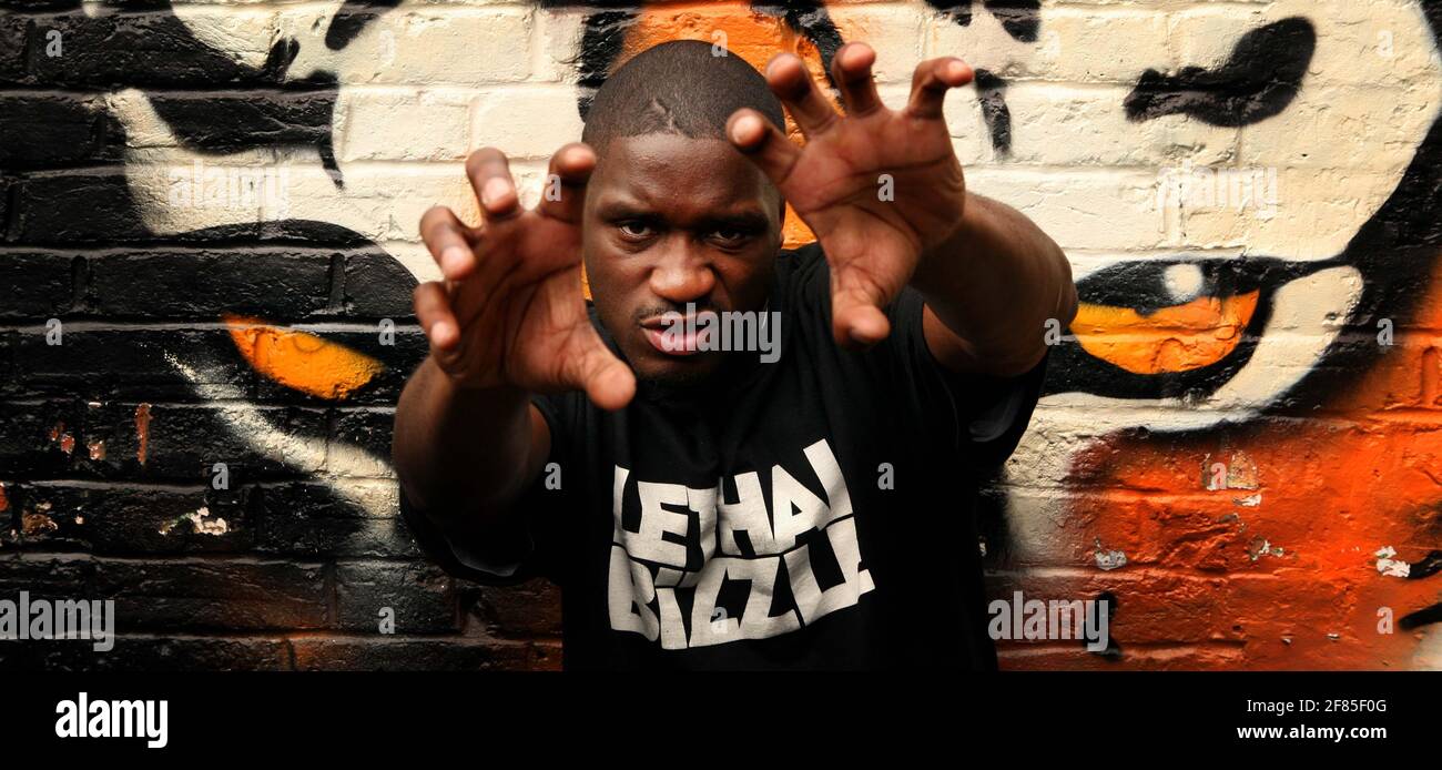 LETHAL BIZZLE...cantante londinese. pic David Sandison 11/7/2007 Foto Stock