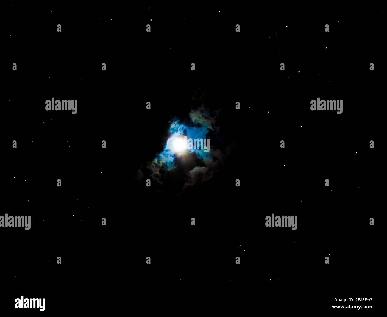 Nebulosa nube interstellare di polvere nello spazio Foto Stock