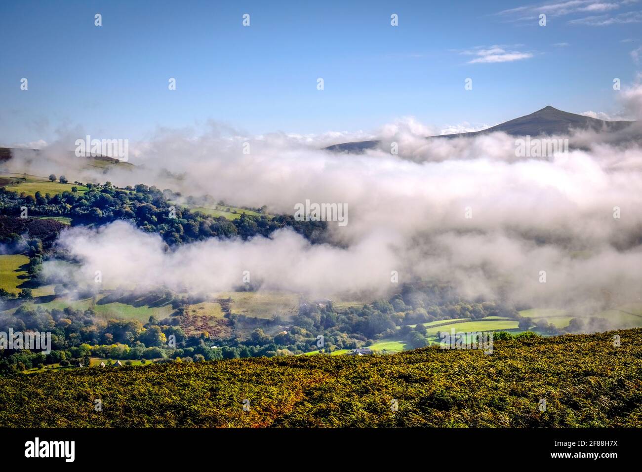 Le montagne nere, il Galles. Foto Stock