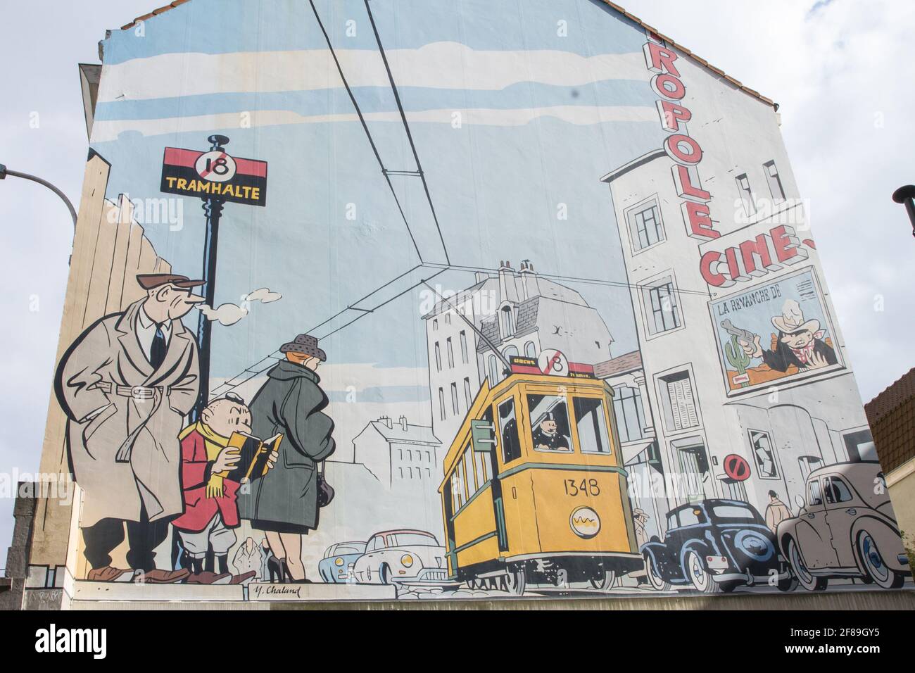 Il giovane Alberto è un piccolo abitante di Bruxelles. In primo luogo un personaggio secondario in una storia di Bob Fish, è diventato l'eroe di una serie di h. Foto Stock