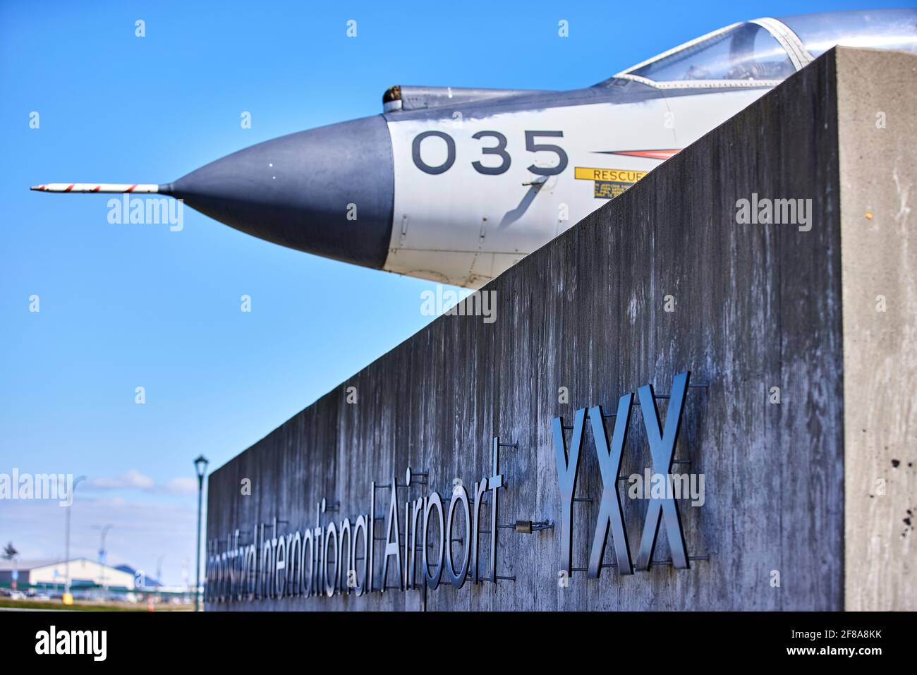 Aeroporto Internazionale di Abbotsford YXX Foto Stock