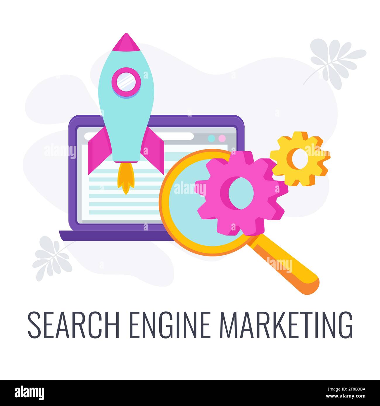 Icona di marketing dei motori di ricerca. Strategia SEO. Marketing digitale  Immagine e Vettoriale - Alamy