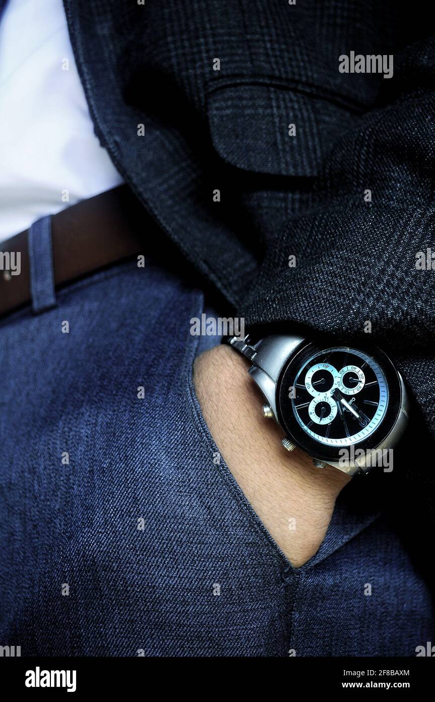 Fotografia di orologi lifestyle Foto Stock