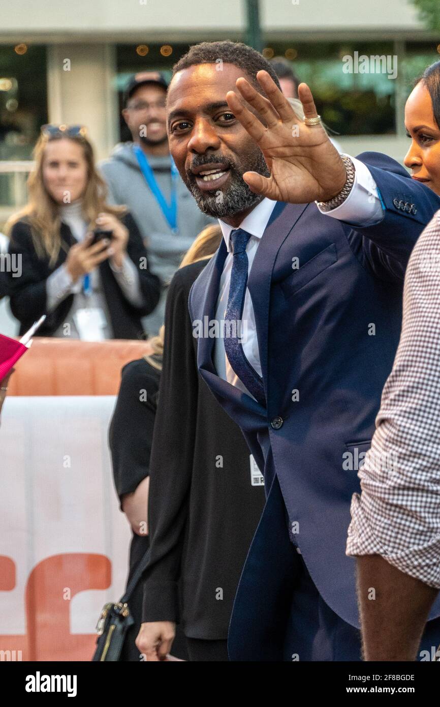 Idris Elba al Festival Internazionale del Cinema di Toronto, Toronto, Canada, anno 2017 Foto Stock