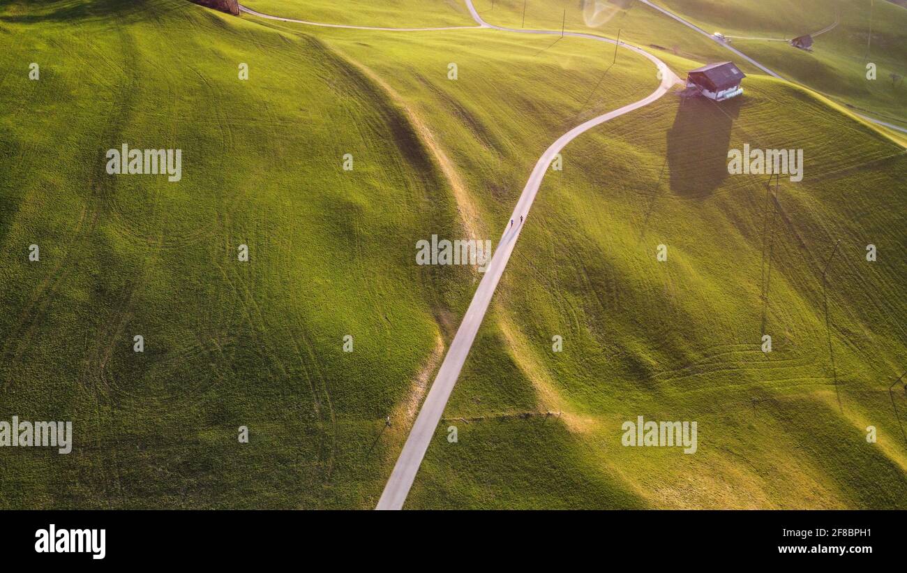 Campagna in svizzera Foto Stock