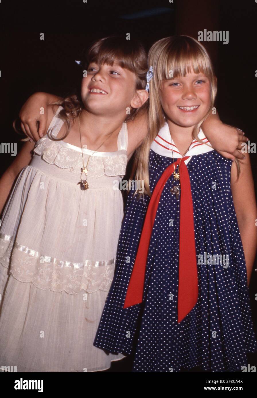 Missy Gold e Tracey Gold Circa 1980's Credit: Ralph Dominguez/MediaPunch Foto Stock