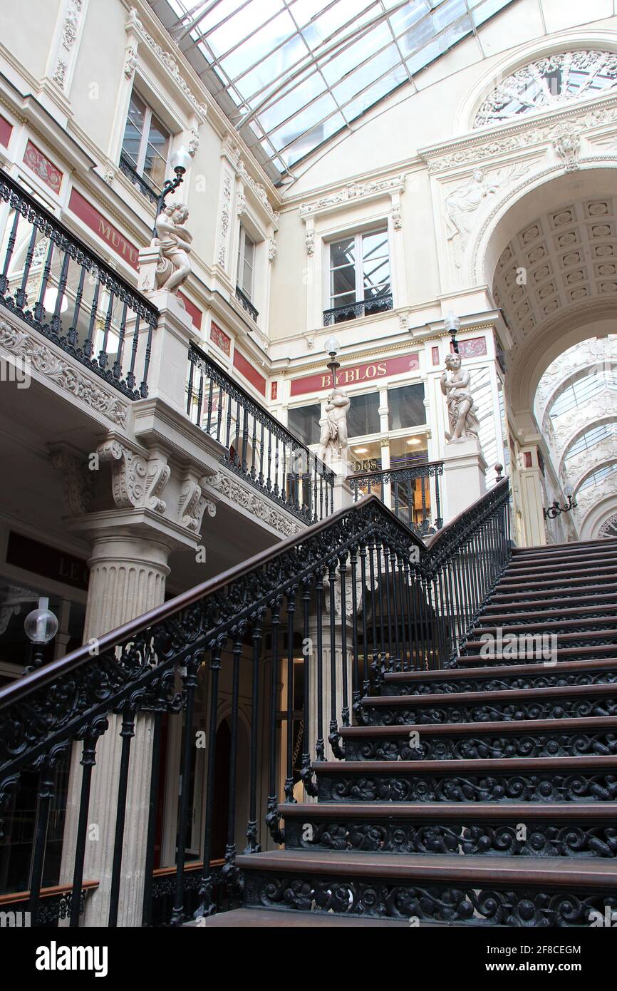 galleria al coperto (pommeraye) a nantes (francia) Foto Stock