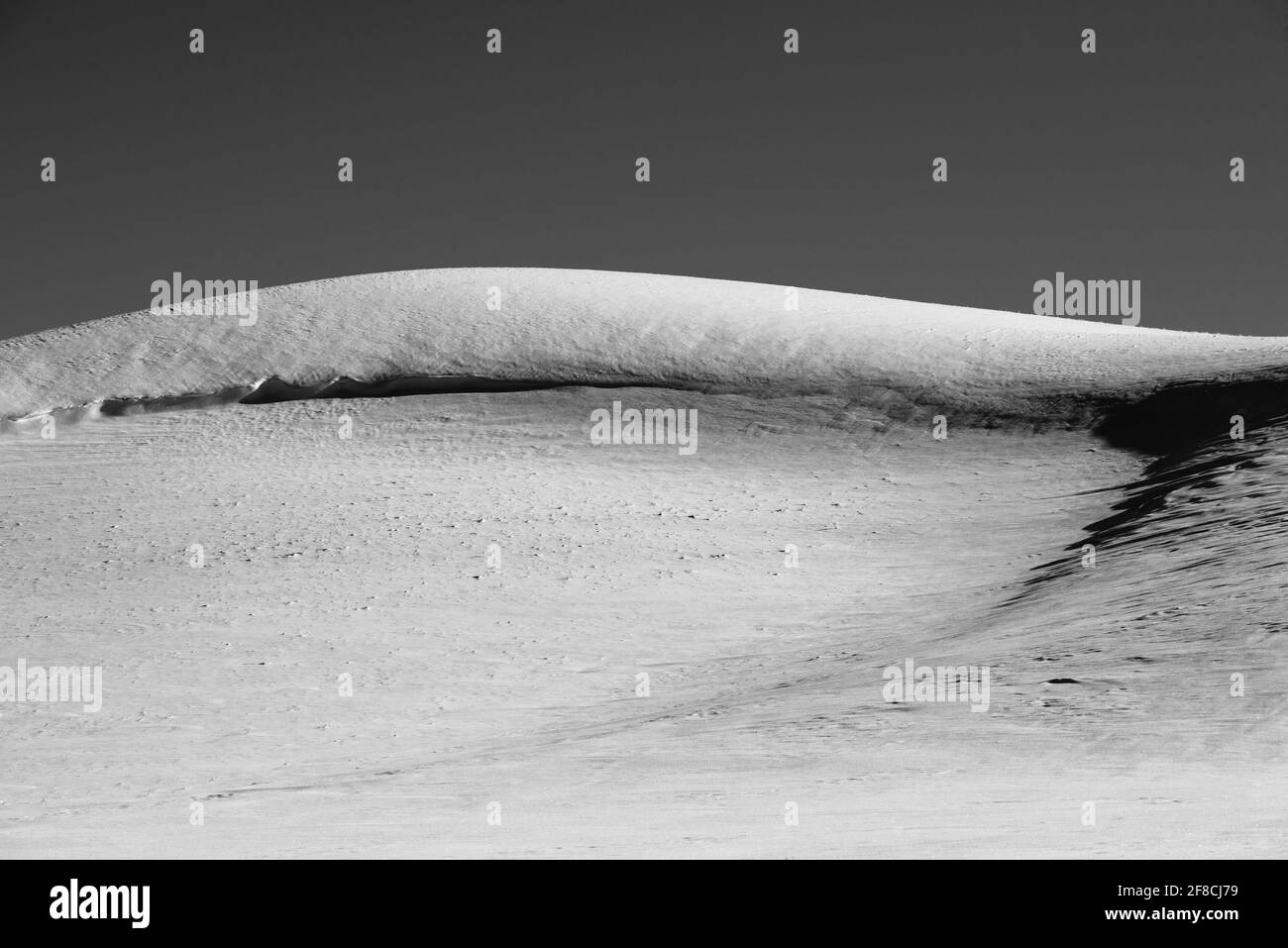 Paesaggio invernale coperto di neve nel Palouse, WA Foto Stock