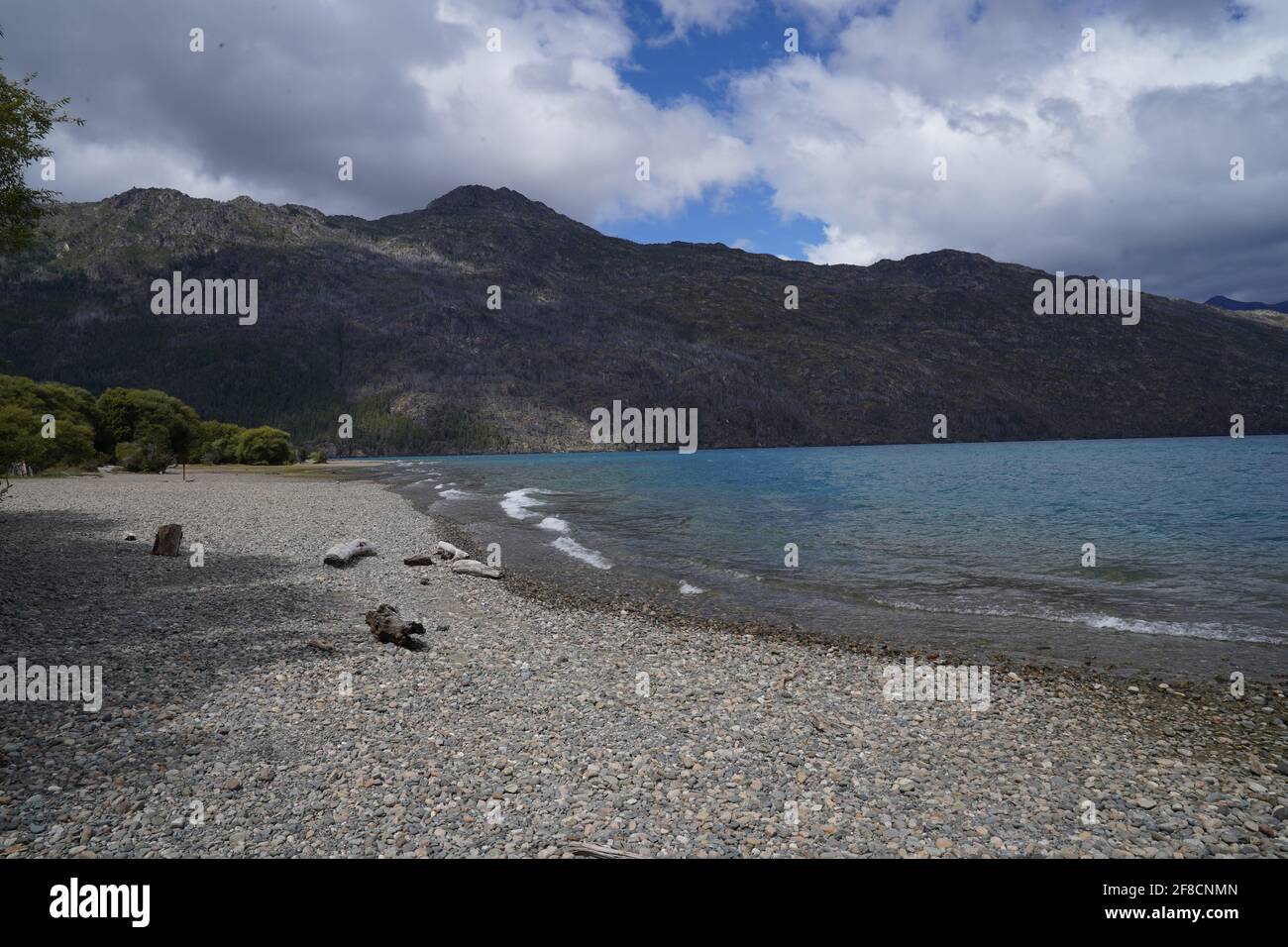 Lago Puelo è un lago della provincia di Chubut´s Il sud dell'Argentina Foto Stock